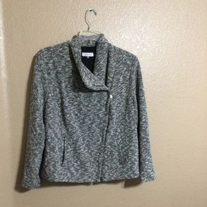 Calvin Klein Tweed Moto Jacket